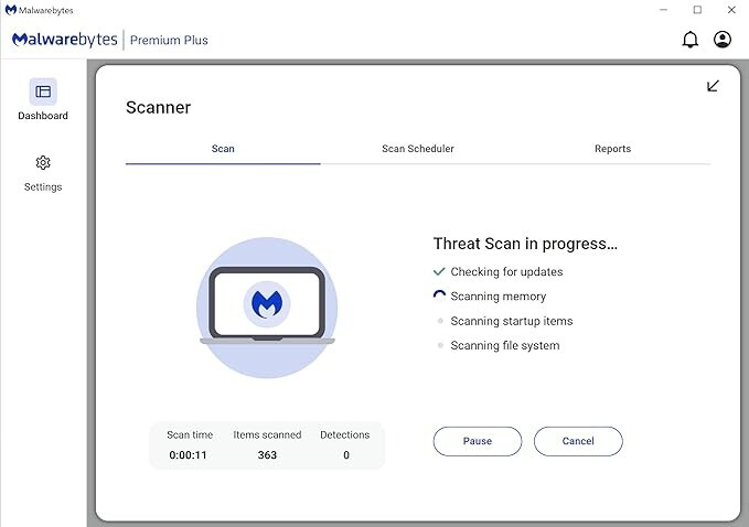 Malwarebytes Premium + Privacy VPN bundle | 1 Year, 4 Devices | Windows, Mac OS, Android, Apple iOS, Chrome [Online Code]