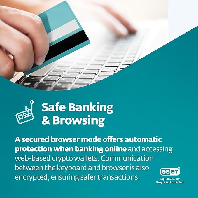 ESET Home Security Essential | Antivirus | 2025 Edition | 3 Devices | 1 Year | Parental Control | Privacy | IOT Protection | Ransomware | Digital Download [PC/Mac/Android]