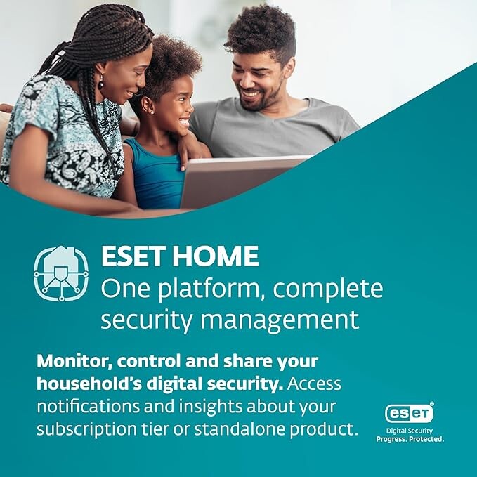 ESET Home Security Essential | Antivirus | 2025 Edition | 3 Devices | 1 Year | Parental Control | Privacy | IOT Protection | Ransomware | Digital Download [PC/Mac/Android]