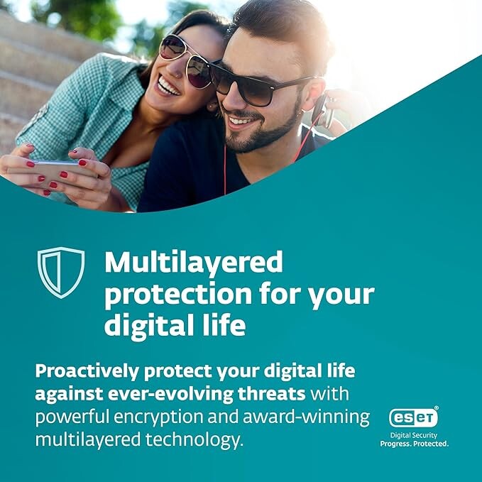 ESET Home Security Essential | Antivirus | 2025 Edition | 3 Devices | 1 Year | Parental Control | Privacy | IOT Protection | Ransomware | Digital Download [PC/Mac/Android]