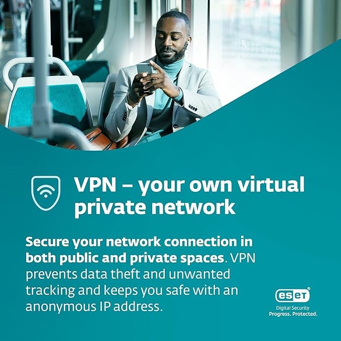 ESET Small Business Security | 2025 Edition | 5 Devices | 1 Year | Small Business Software | Server Protection | VPN | Ransomeware | Privacy | IOT Protection | Digital Download [PC/Mac/Android]
